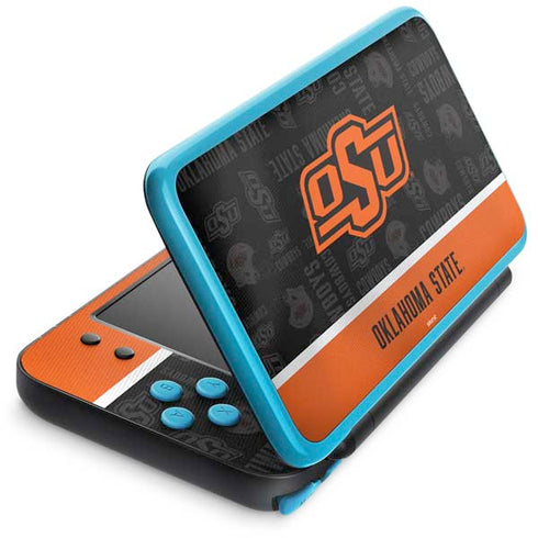 Oklahoma State University Split Jersey Nintendo 2DS XL (2017) Skin