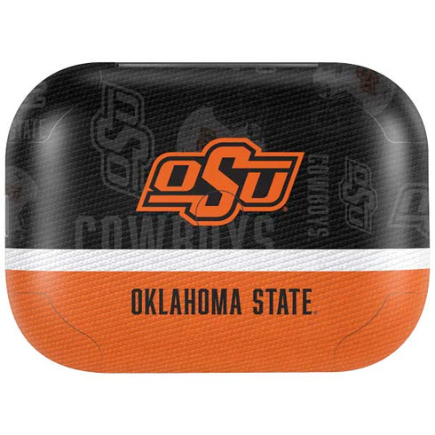 Oklahoma State University Split Jersey Amazon Echo Buds Skin