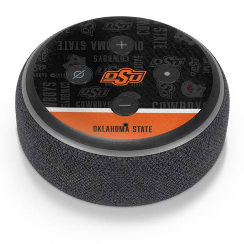 Oklahoma State University Split Jersey Amazon Echo Dot Skin