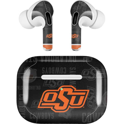 Oklahoma State University Split Jersey Apple AirPods Pro Skin