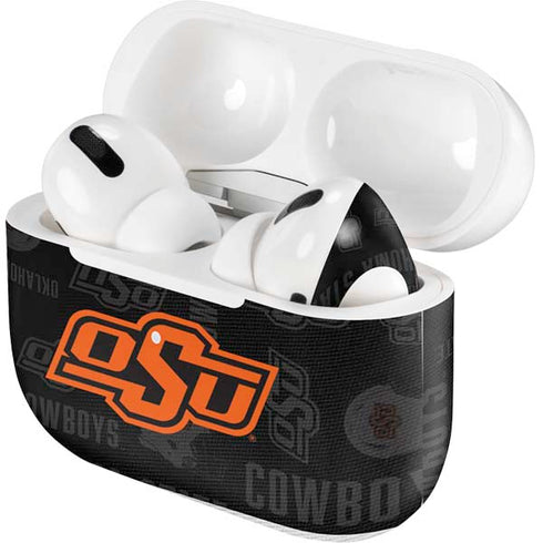 Oklahoma State University Split Jersey Apple AirPods Pro Skin