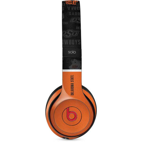 Oklahoma State University Split Jersey Beats Solo 3 Wireless Skin