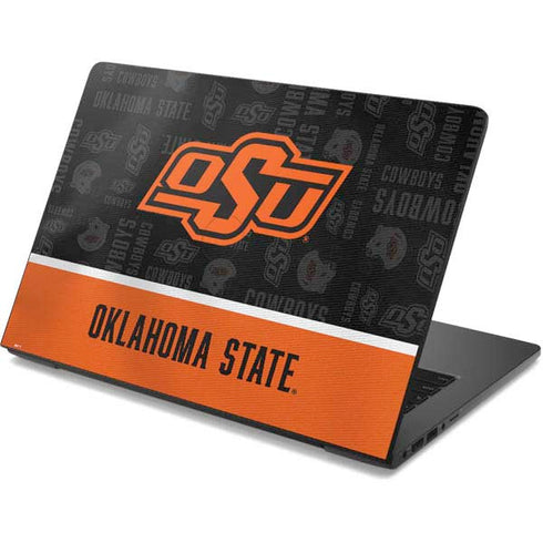 Oklahoma State University Split Jersey Dell Chromebook Skin