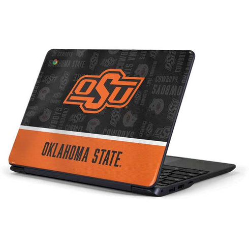 Oklahoma State University Split Jersey Samsung Chromebook Skin