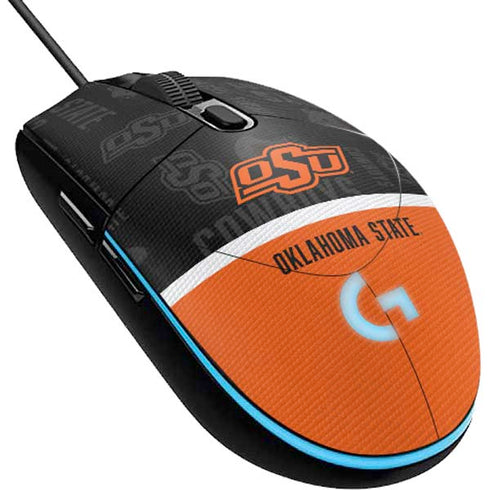 Oklahoma State University Split Jersey G203 Prodigy RGB Wired Gaming Mouse Skin