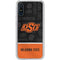 Oklahoma State University Split Jersey Galaxy A10e Clear Case