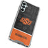 Oklahoma State University Split Jersey Galaxy A14 5G Clear Case