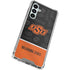 Oklahoma State University Split Jersey Galaxy A16 5G Clear Case