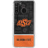 Oklahoma State University Split Jersey Galaxy A21 Clear Case