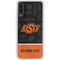 Oklahoma State University Split Jersey Galaxy A50 Clear Case