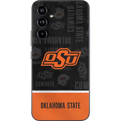 Oklahoma State University Split Jersey Galaxy A54 5G Skin