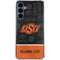 Oklahoma State University Split Jersey Galaxy A55 5G Clear Case