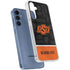 Oklahoma State University Split Jersey Galaxy A55 5G Clear Case
