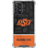 Oklahoma State University Split Jersey Galaxy A72 5G Clear Case