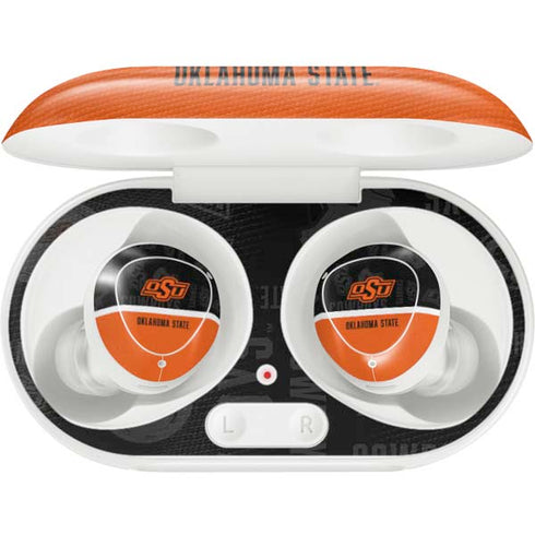 Oklahoma State University Split Jersey Galaxy Buds Plus Skin