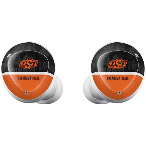 Oklahoma State University Split Jersey Galaxy Buds Plus Skin