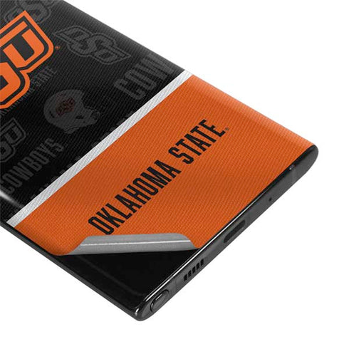Oklahoma State University Split Jersey Galaxy Note 10 Plus Skin
