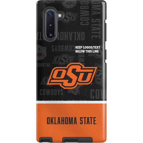 Oklahoma State University Split Jersey Galaxy Cases