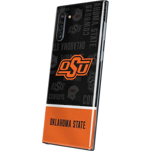 Oklahoma State University Split Jersey Galaxy Note 10 Skin