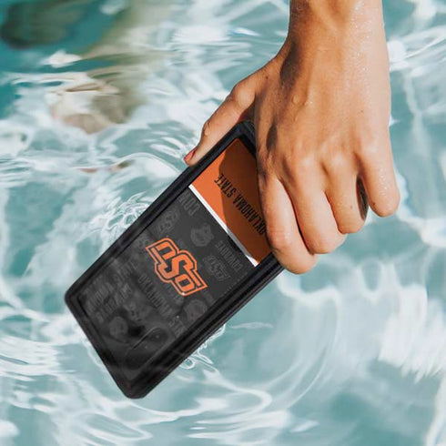 Oklahoma State University Split Jersey Galaxy Note 10 Waterproof Case