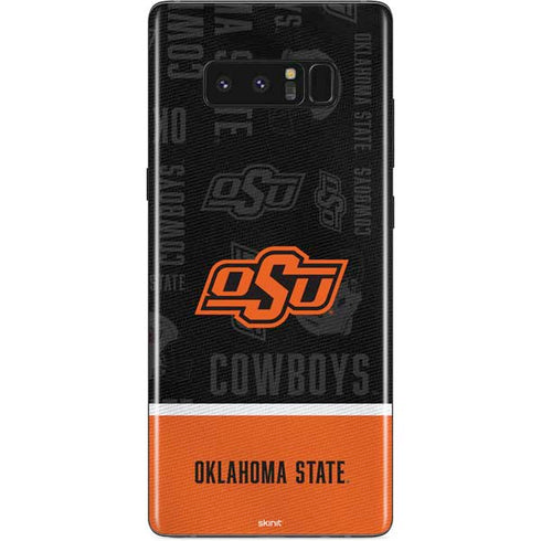 Oklahoma State University Split Jersey Galaxy Note 8 Skin