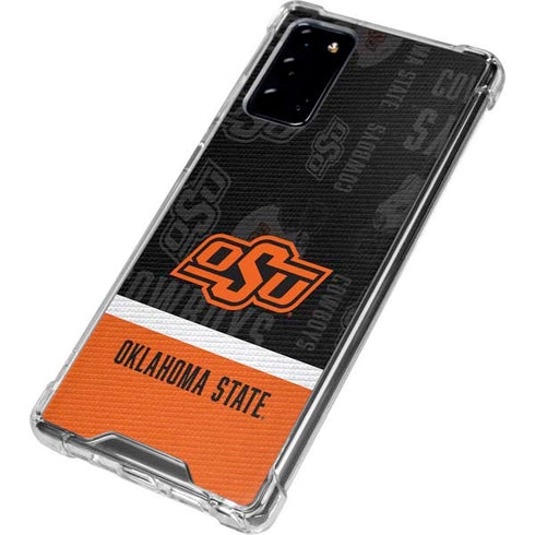 Oklahoma State University Split Jersey Galaxy Note20 5G Clear Case