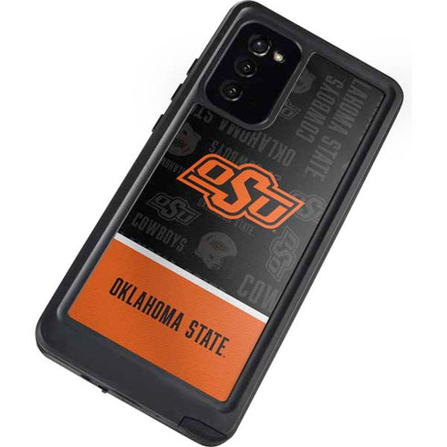 Oklahoma State University Split Jersey Galaxy Note20 5G Waterproof Case