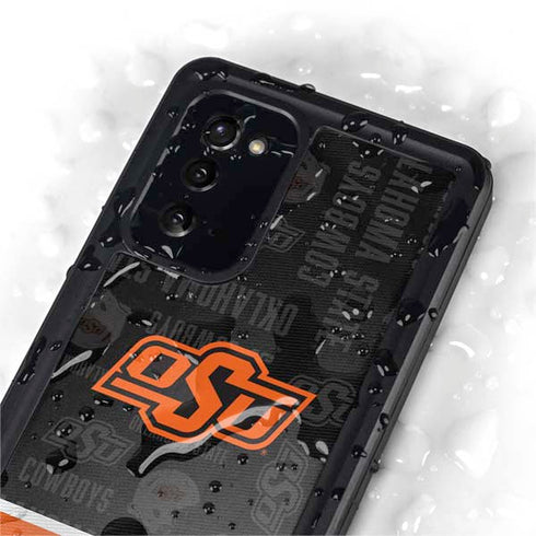Oklahoma State University Split Jersey Galaxy Note20 5G Waterproof Case