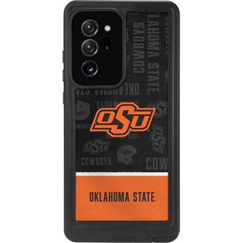 Oklahoma State University Split Jersey Galaxy Note20 Ultra 5G Waterproof Case