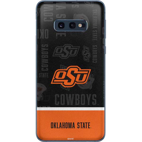 Oklahoma State University Split Jersey Galaxy S10e Skin