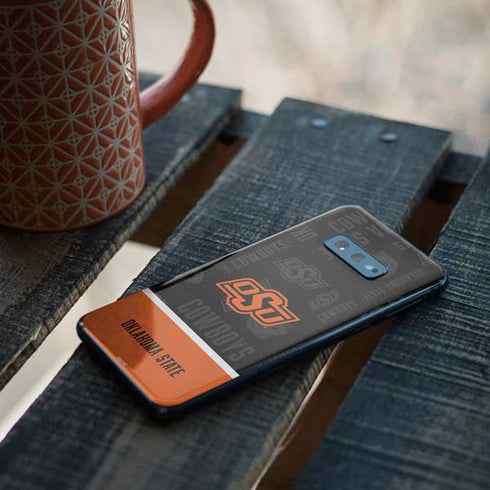 Oklahoma State University Split Jersey Galaxy S10e Skin