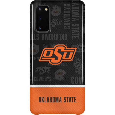 Oklahoma State University Split Jersey Galaxy Cases