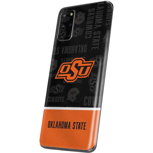 Oklahoma State University Split Jersey Galaxy S20 Plus Skin