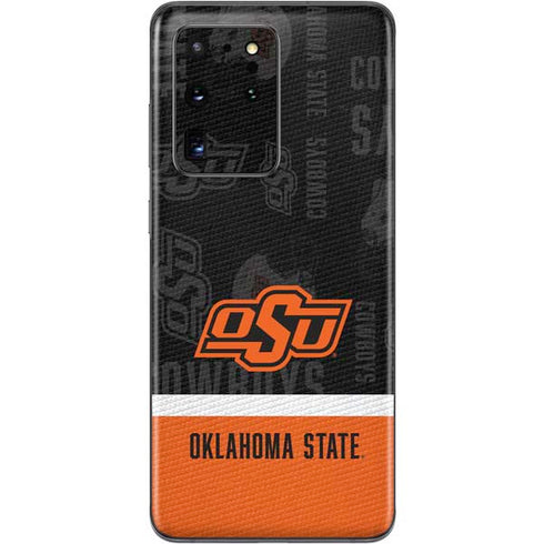 Oklahoma State University Split Jersey Galaxy S20 Ultra 5G Skin