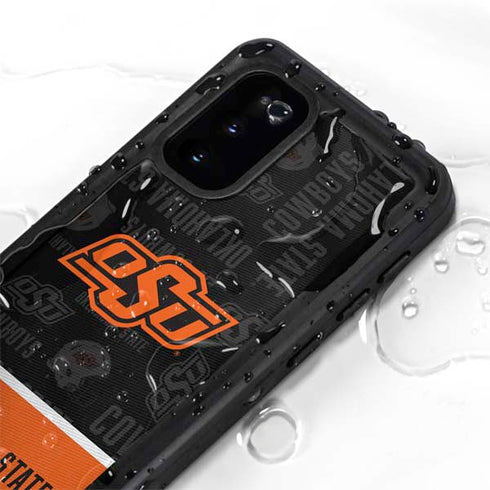 Oklahoma State University Split Jersey Galaxy S20 Waterproof Case