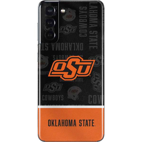Oklahoma State University Split Jersey Galaxy S21 5G Skin