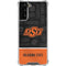 Oklahoma State University Split Jersey Galaxy S21 FE Clear Case