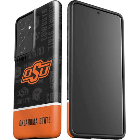 Oklahoma State University Split Jersey Galaxy S21 Ultra 5G Pro Case