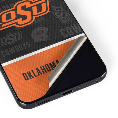 Oklahoma State University Split Jersey Galaxy S22 Plus Skin