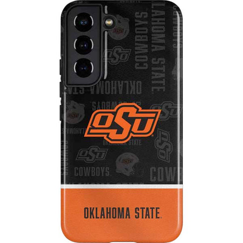 Oklahoma State University Split Jersey Galaxy S22 Pro Case