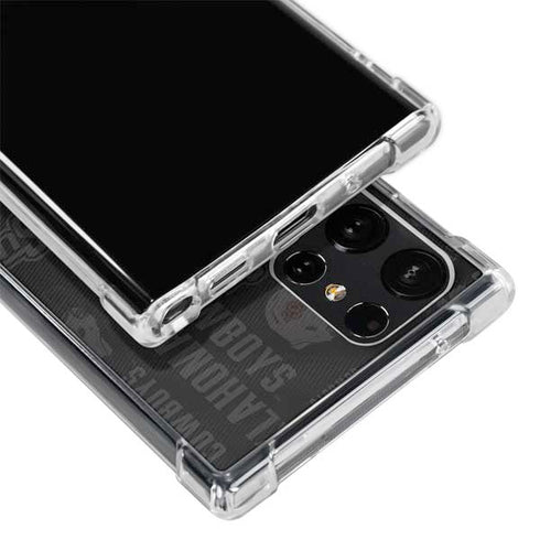 Oklahoma State University Split Jersey Galaxy S22 Ultra Clear Case