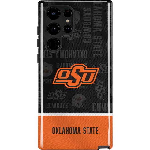 Oklahoma State University Split Jersey Galaxy S22 Ultra Pro Case