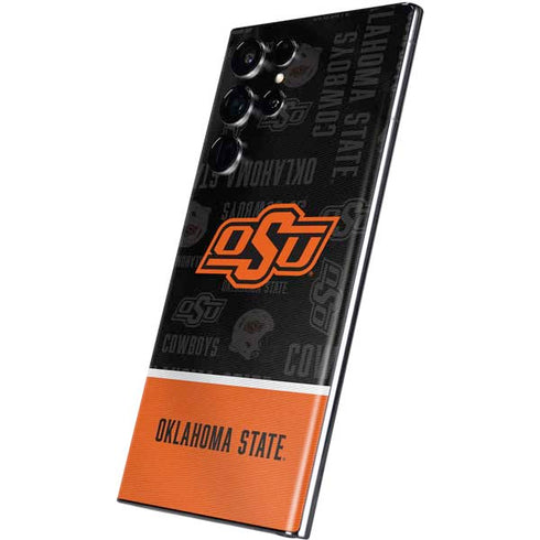 Oklahoma State University Split Jersey Galaxy S22 Ultra Skin