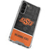 Oklahoma State University Split Jersey Galaxy S23 FE Clear Case