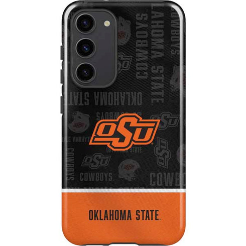 Oklahoma State University Split Jersey Galaxy S23 Plus Pro Case