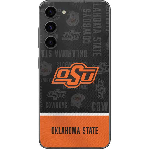Oklahoma State University Split Jersey Galaxy S23 Plus Skin