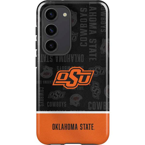 Oklahoma State University Split Jersey Galaxy S23 Pro Case
