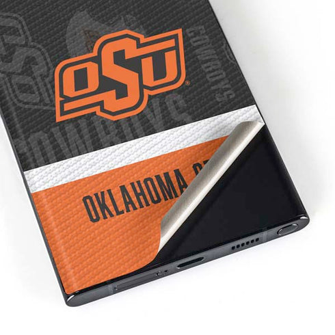Oklahoma State University Split Jersey Galaxy S23 Ultra Skin