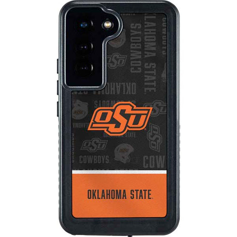 Oklahoma State University Split Jersey Galaxy S23 Waterproof Case