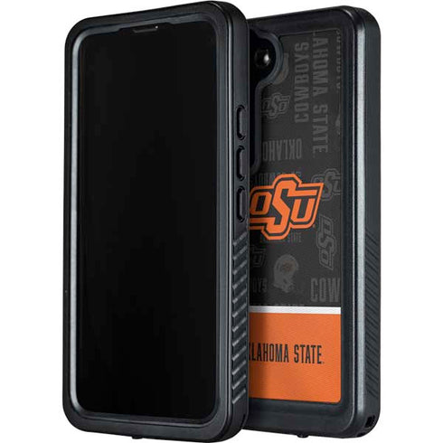 Oklahoma State University Split Jersey Galaxy S23 Waterproof Case